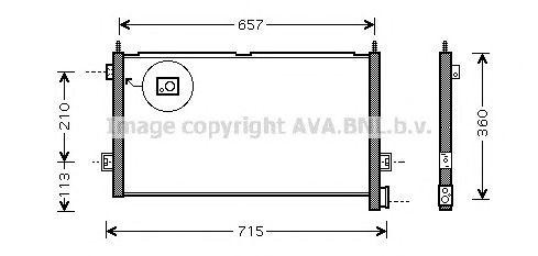 Конденсатор, кондиционер VL5027 AVA