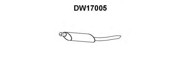 Глушитель выхлопных газов конечный DW17005 VENEPORTE