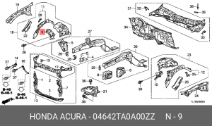 Деталь 04642TA0A00ZZ HONDA