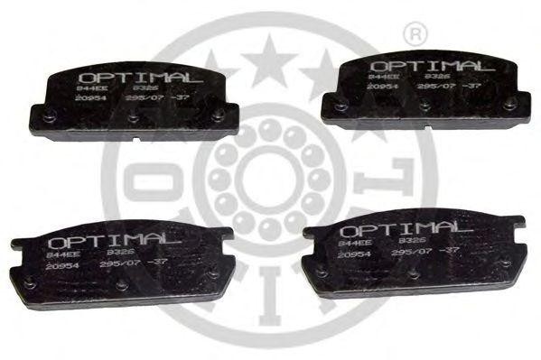 Комплект тормозных колодок, диско 9326 OPTIMAL