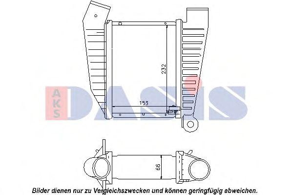 Интеркулер 157070N AKS DASIS
