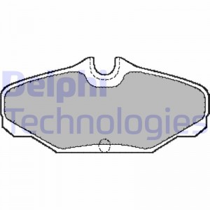 Комплект тормозных колодок, диско LP888 DELPHI