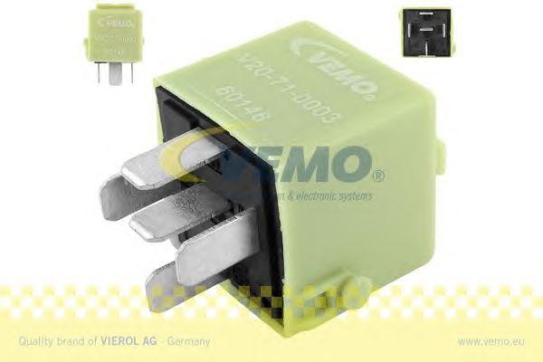 Реле, центральный замок V20-71-0003 VEMO