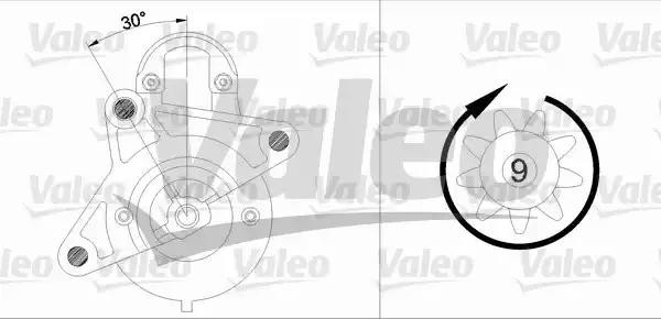 Стартер 433307 VALEO PHC