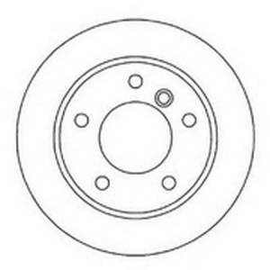 Тормозной диск 562003B BENDIX JURID