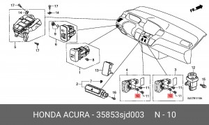 Деталь 35853SJD003 HONDA