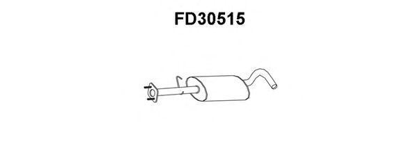 Предглушитель выхлопных газов FD30515 VENEPORTE