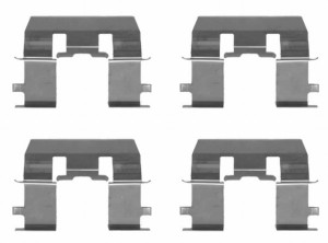 Комплектующие, колодки дискового тормоза MBA1281 MINTEX