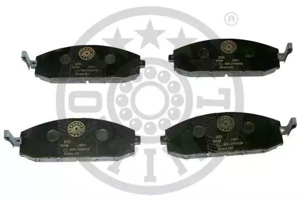 Комплект тормозных колодок, диско 10346 OPTIMAL