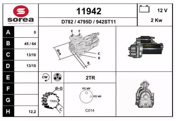 Стартер 11942 EAI
