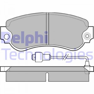 Комплект тормозных колодок, диско LP232 DELPHI