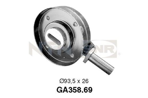 Натяжной ролик, поликлиновой  ремень GA35869 NTN SNR