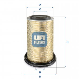 Воздушный фильтр 27.276.00 UFI
