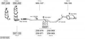 Предглушитель выхлопных газов 171353 BOSAL