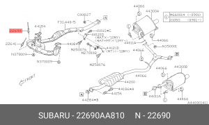 Лямбда-зонд 22690AA810 SUBARU