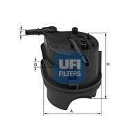 Топливный фильтр 24.343.00 UFI