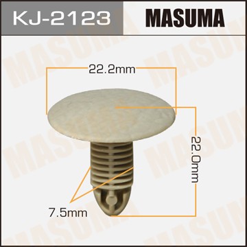 Клипса крепежная KJ2123 MASUMA