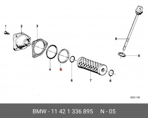 Уплотнительное кольцо, резьбовая пр 11 42 1 336 895 BMW