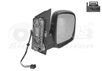 Наружное зеркало 5867808 VAN WEZEL