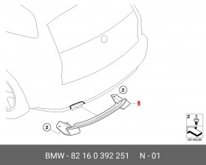 Деталь 82 16 0 392 251 BMW