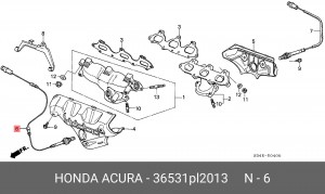Лямбда-зонд 36531PL2013 HONDA