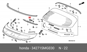 Деталь 34271SMGE00 HONDA