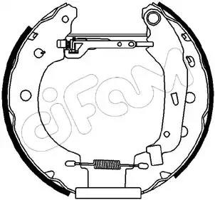 Комплект тормозных колодок 151-097 CIFAM