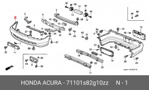 Буфер 71101S82G10ZZ HONDA
