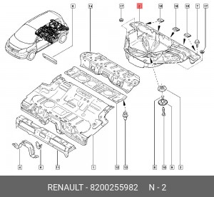 Деталь 8200255982 RENAULT