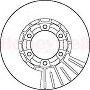 Тормозной диск 561485B BENDIX JURID