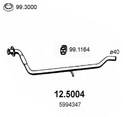 Выпускной трубопровод 125004 ASSO