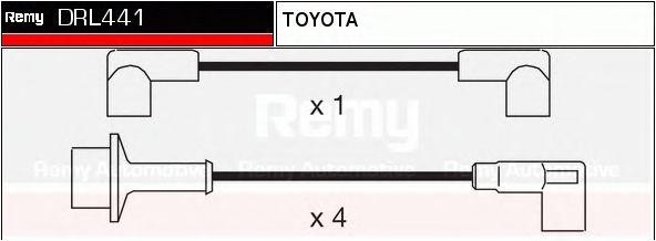 Ккомплект проводов зажигания DRL441 DELCO REMY