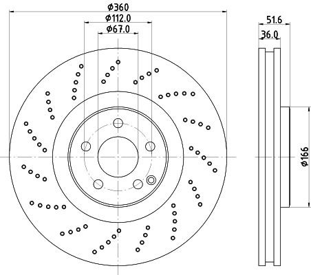 Конденсатор, кондиционер 8FC351304141 HELLA