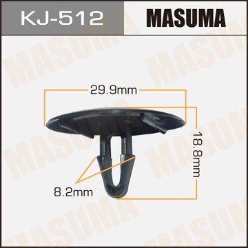 Клипса крепежная KJ512 MASUMA