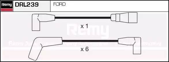Ккомплект проводов зажигания DRL239 DELCO REMY