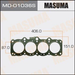 Прокладка ГБЦ MD-01036S MASUMA
