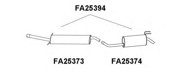 Глушитель выхлопных газов конечный FA25374 VENEPORTE