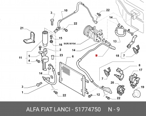 Деталь 51774750 ALFA FIAT LANCIA