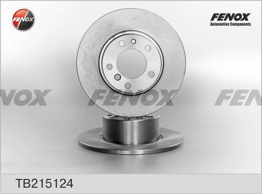 Диск тормозной TB215124 FENOX