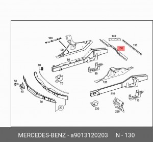 Деталь A 901 312 02 03 MERCEDES BENZ