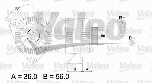 Генератор 436450 VALEO PHC