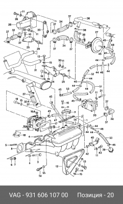 Регулятор обогащения при прогреве 931 606 107 00 PORSCHE