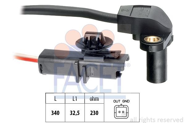 Катушка зажигания 96268S FACET