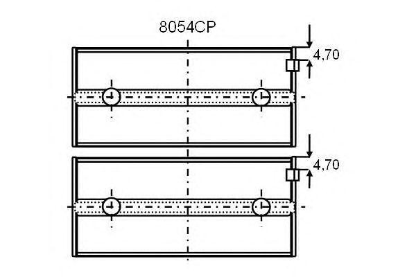 Подшипник 8054CP GLYCO
