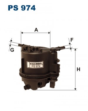 Фильтр топливный PS974 FILTRON