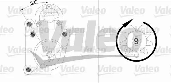 Стартер 455690 VALEO PHC