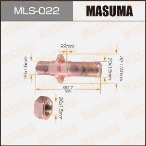 Болт - шпилька крепления колеса MLS-022 MASUMA