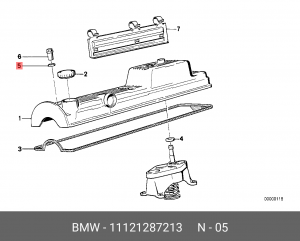Уплотнительное кольцо, резьбовая пр; Уплотняющее кольцо 11 12 1 287 213 BMW