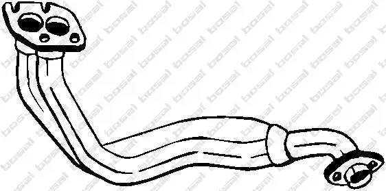 Выпускной трубопровод 787835 BOSAL
