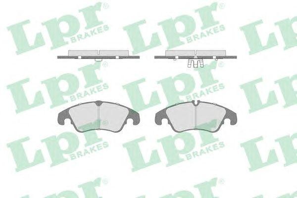 Колодки тормозные дисковые 05P1420 LPR
